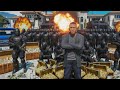 Franklin Started BIGGEST WAR of Los Santos in GTA 5 | SHINCHAN & CHOP