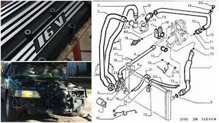 Circuito Refrigerante Peugeot 405 Mi16. Ph2. Xu10J4 Rfyrft.