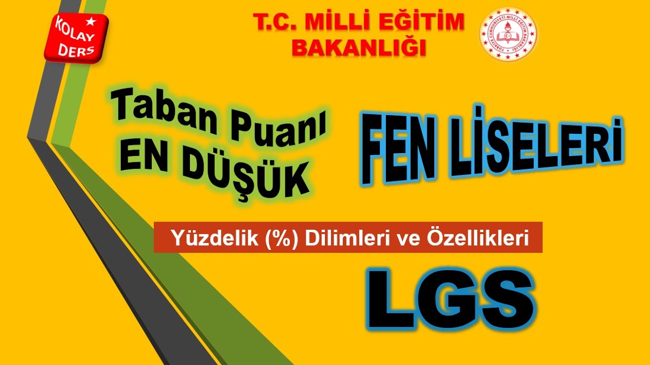 taban puani en dusuk fen liseleri lgs youtube