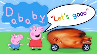 Peppa Pig meets DABABY! #shorts