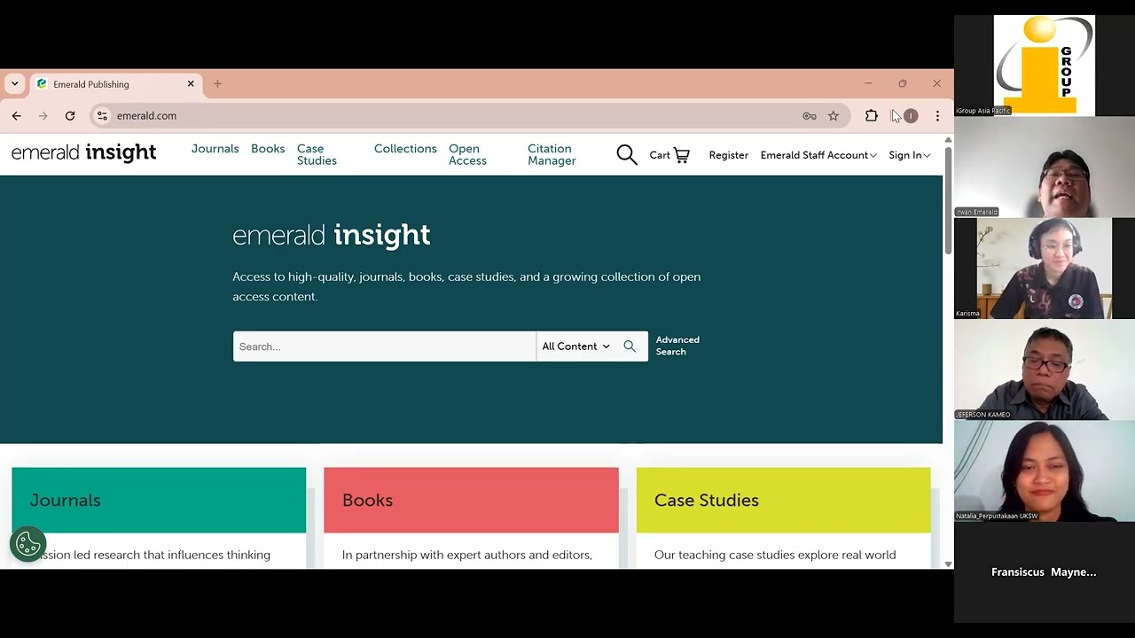 Online Training E-Resource Emerald Insight