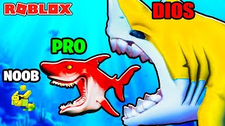 ME CONVIERTO EN UN MEGALODON DORADO EN ROBLOX | JehxTp