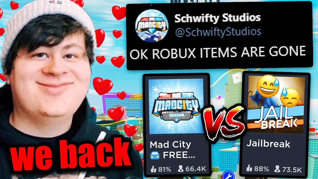 Mad City Just Had A Huge Comeback Jailbreak In Trouble Roblox Youtube - roblox jailbreak vs mad city