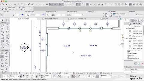 Placing and Editing Text - ArchiCAD for Beginners