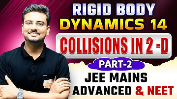 collision in 2 - d | Collision Numericals JEE  NEET | collisoins in 2 d class 11 Collision Physics