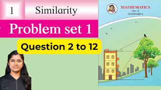 10th Maths Part 2 | Problem Set 1 Q.2 to Q.12 | Maharashtra SSC Board | Chapter 1