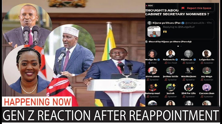 LIVE ON X SPACE!! ANGRY KENYANS REACT AFTER PRESIDENT RUTO NOMINATING ODM LOYALIST TO THE CABINET