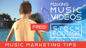 Making Music Videos from FREE Stock Footage - downloading from Pexels.com, compile and editing