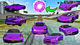 ALL Purple Sport Cars Dangerous Stunts // Biggest Bridge Challenge // Extreme Car Driving Simulator screenshot 5