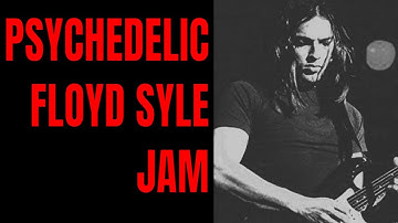 Pink Floyd Style Psychedelic Jam | Guitar Backing Track In F# Dorian