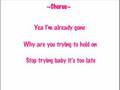 Girlicious - Already Gone w/ Lyrics