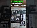 UNBOXING - Conjunto de Quadros &amp; Letras Game Over #shorts  #unboxing #games #decoração