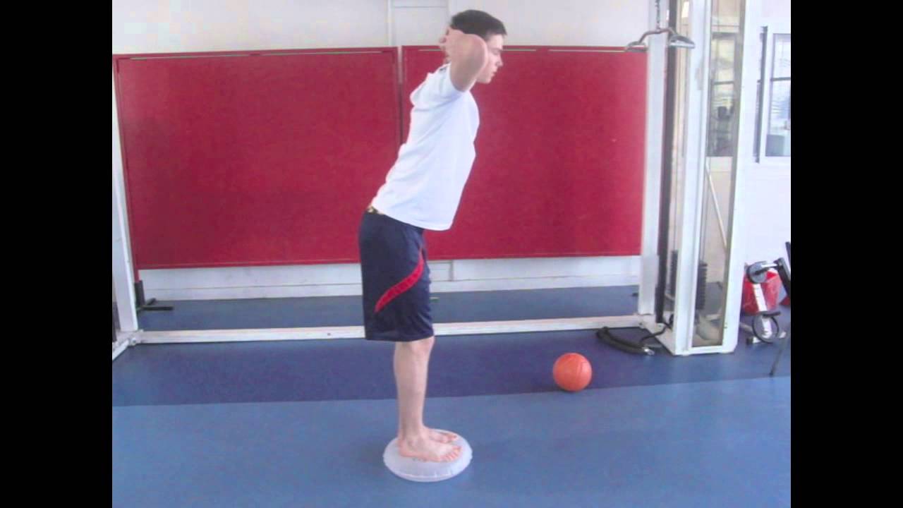 préparation physique course à pied Travail des lombaires sur mini waff