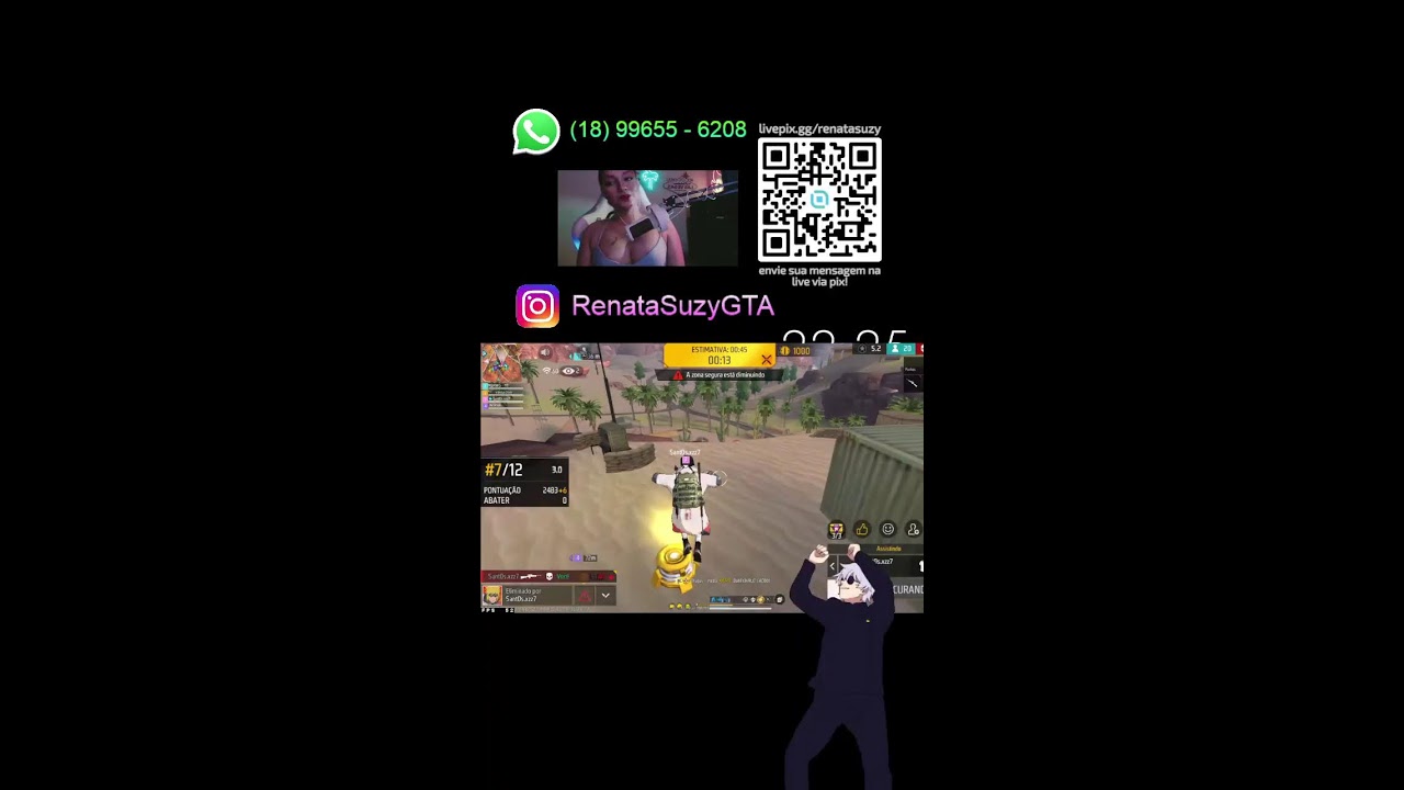 FREE FIRE  FF LIVE  -  FREE FIRE AO VIVO AGORA /  MOD FFHAX AIMBOT? NAO / hs capa / ff LIVES DE FF