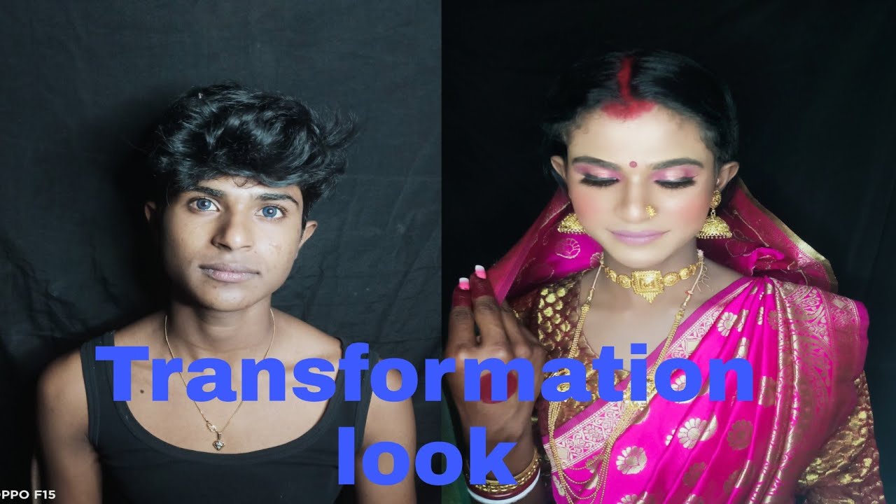 Male to Female makeup look| Transformation makeup video | YouTube Video |