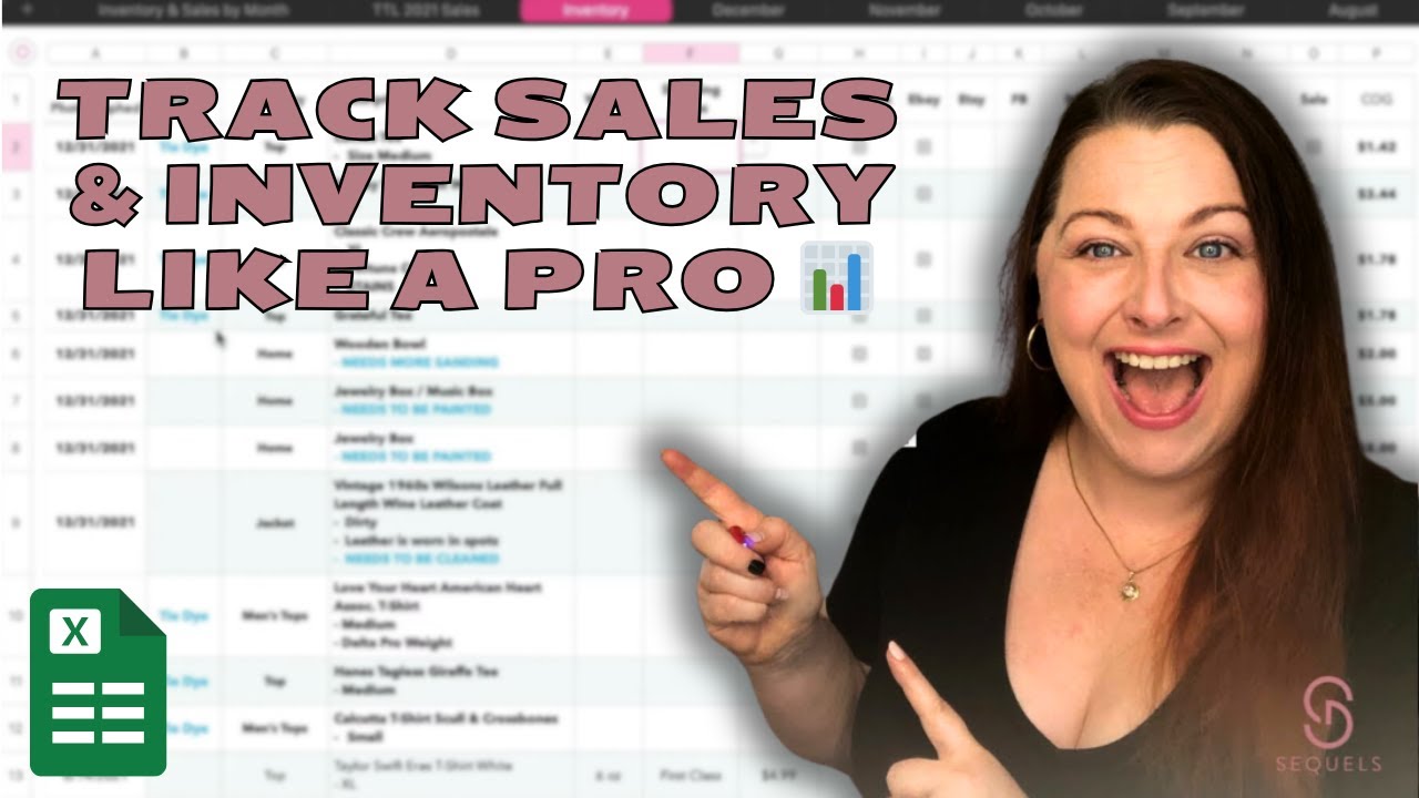 Tracking Inventory & Sales Reseller Spreadsheets How to Track