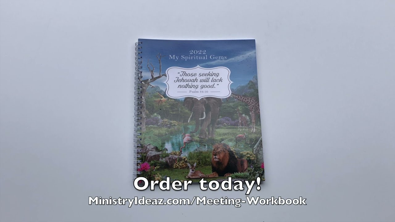 Jehovah's Witness Notebook 2022 for Our Christian Life and Ministry Meeting