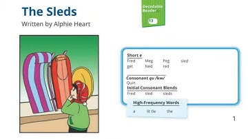 Decodable Reader 13/ The Sleds /U2  L1/myView Literacy Grade 1