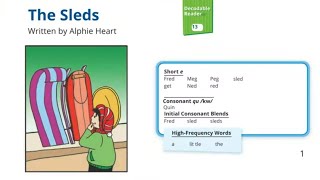Decodable Reader 13/ The Sleds /U2  L1/myView Literacy Grade 1 Profile