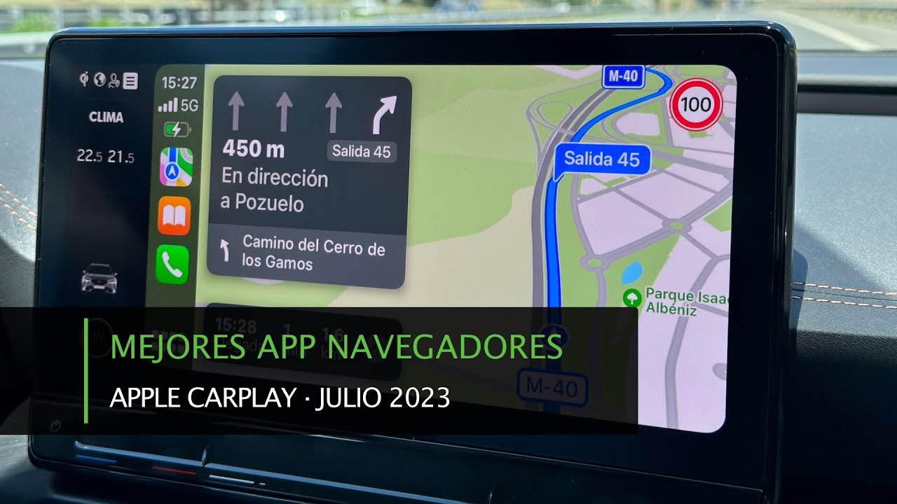 Aplicación de navegación Apple Maps para CarPlay