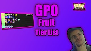 [GPO] Update 8 Fruit Tier List
