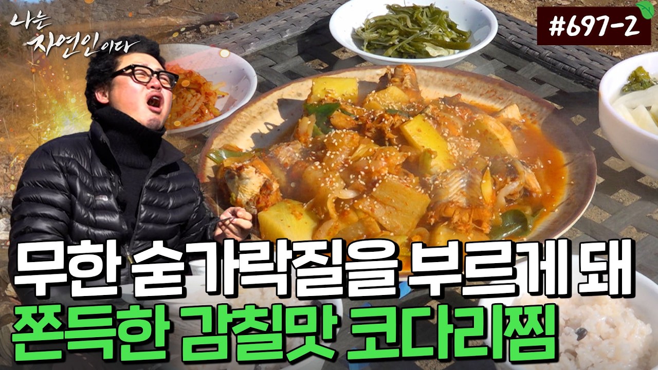 낚시 대실패! 오히려 좋아! 쫀득하게 조려 먹는 코다리조림｜자연인 다시보기 697-2