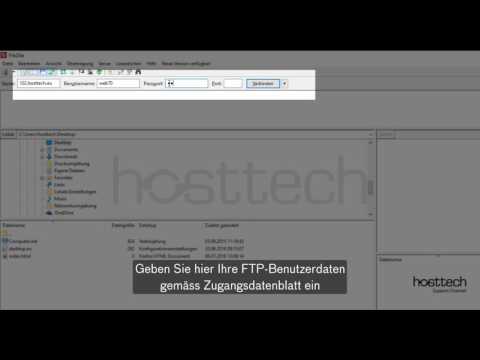 Confixx Inbetriebnahme FTPSoftware