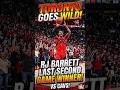 TORONTO GOES WILD! RJ Barrett Last Second Game Winner vs Cavs!