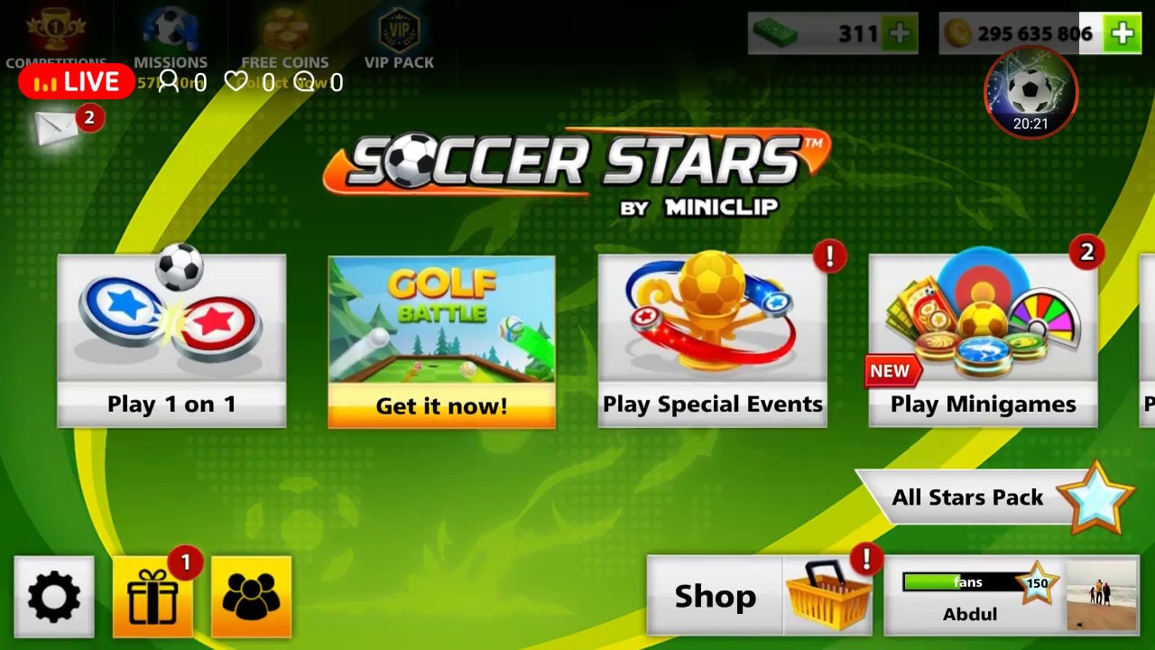 FREE COINS FOR SOCCER kING VIDEOS MY AMAZING SUBSCRIBERS SOCCER STARS