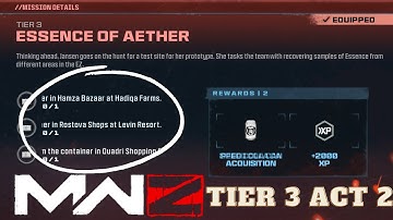 Essence Of Aether (SOLO) Tier 3 Act 2 MWIII Modern Warfare Zombies MWZ
