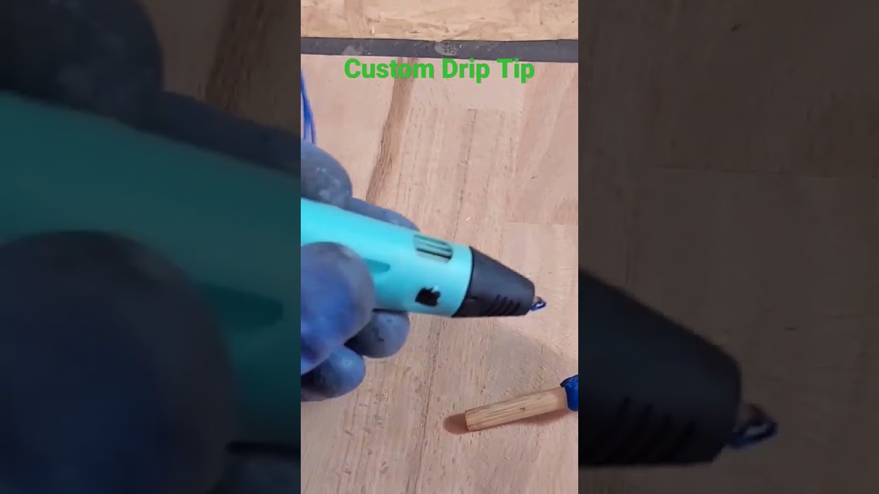3D Pen Custom Drip Tip making Process Vape DL Tip DIY