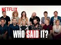 Money Heist Cast Plays 'Who Said It?' | Money Heist Part 5 Vol. 2 | Netflix India