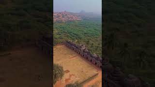 Hampi, Karnataka, India As the sun rises over Hampi, golden light reveals the timeless ruins #hampi