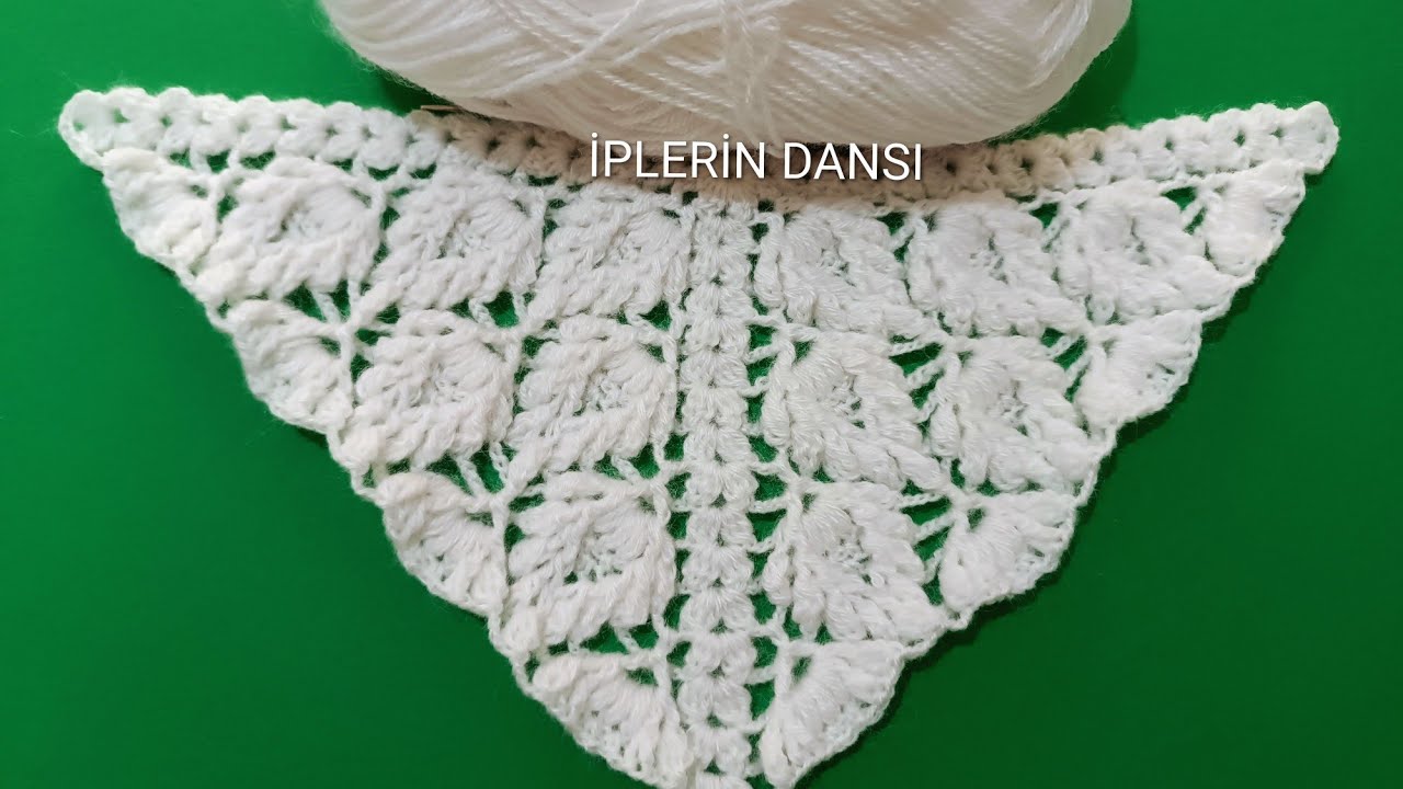 HATMİ ÇİÇEĞİ OMUZDAN BAŞLAMALI PELERİN ŞAL YAPIMI ✔️MAKING A MALLOWE FLOWER SHAWL✔️