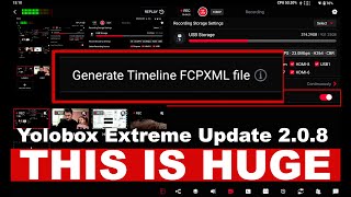 This Update Changes Everything! YoloBox Extreme XML Recording Feature (2.0.8 Beta)