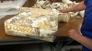 How to Make Armchair Cushions This video tutorial will show you how to transform an old armchair with new decorative fabric from Sailirte to give it an updated stylish