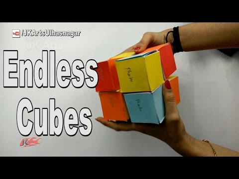 How To Make an Endless Cubes for Valentine's Day | JK Arts 1159