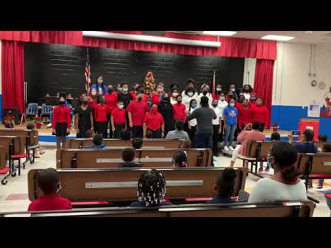 CAPA Choir singing “Carol Of The Bells” at Levi Elementary School