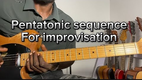 Pentatonic sequence for Gospel improvisation |guitar lesson