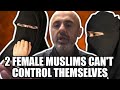 2 female muslims meltdown over muhammad  the bible debate  sam shamoun  godlogic