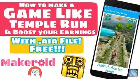 Temple Run game Aia file in description 100%