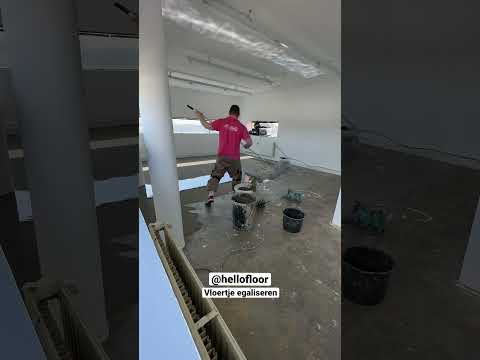 Vloertje egaliseren #diy #howto