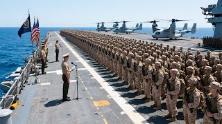 USS Iwo Jima, Over 2,500 Elite Full Armed Marines Deployed...