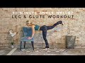 30 Minute Ankle Weight Leg and Glute Workout | At-Home