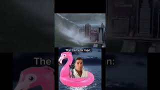 The camera man during a tsunami #cristianoronaldo #funny