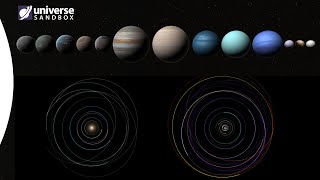 Building The Early Solar System! Theia + 5th Gas Giant Universe Sandbox
