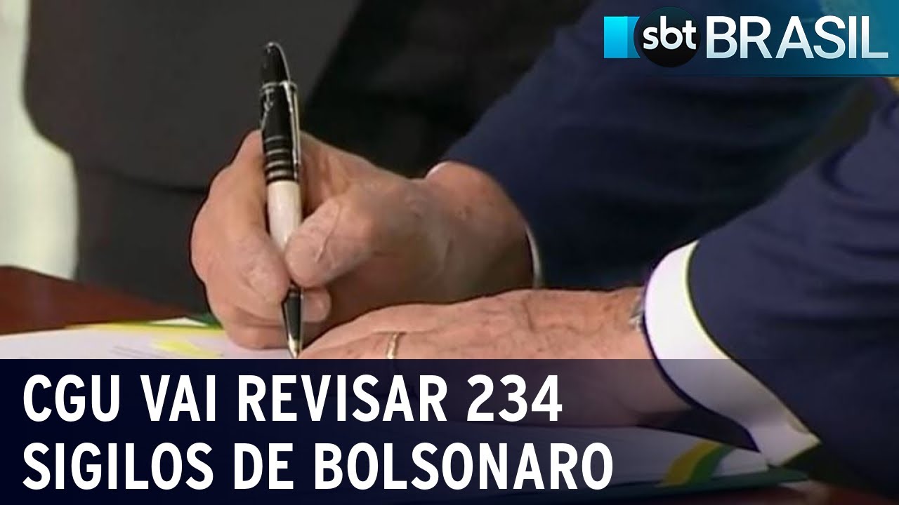 CGU vai revisar 234 sigilos impostos pelo governo Bolsonaro | SBT Brasil (03/02/23)