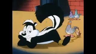 Pepe le pew get's captured by a baby owl (Animaniacs)