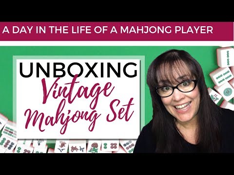 A Day in the Life of a Mahjong Player Season 3 Ep 3 Unboxing Vintage Chinese Catalin Mahjong Set