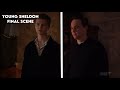 The Last Scene with Old Sheldon (Young Sheldon 7x14)